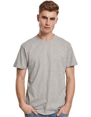 Build Your Brand - Premium Combed Jersey T-Shirt Heather Grey Black White /Titelbild