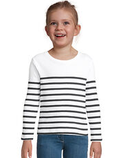 SOL S - Kids  Long Sleeve Striped T-Shirt Matelot White French Navy Navy /Titelbild