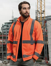 Korntex - Hi-Vis Safety Softshell Jacket Turku Signal Orange Signal Yellow /Titelbild