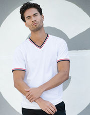 Elevate - Men s Elbert Piqué T-Shirt Navy White Black Grey Melange Red /Titelbild