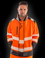 Result Safe-Guard - Printable Ripstop Safety Softshell Jacket Fluorescent Orange Fluorescent Yellow Black /Titelbild
