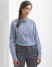 Premier Workwear - Women s Maxton Check Long Sleeve Shirt Black Light Blue (ca. Pantone 2707C) Steel (ca. Pantone 431C) Navy (ca. Pantone 533C) Silver (ca. Pantone 429C) Red (ca. Pantone 201C) White /Titelbild