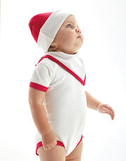Babybugz - Baby Reversible Slouch Hat White Heather Grey Melange Nautical Navy Red /Titelbild