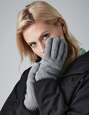 Beechfield - Classic Thinsulate™ Gloves French Navy Black Heather Grey /Titelbild