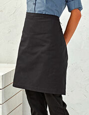 Premier Workwear - Mid-Length Apron (Fairtrade Cotton) Black /Titelbild