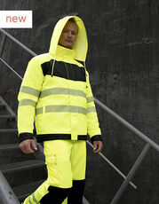 Korntex - EOS Hi-Vis Workwear Parka With Printing Area Signal Orange Signal Yellow Black /Titelbild