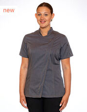 Le Chef - Ladies Asymmetric Jacket Indigo Grey /Titelbild