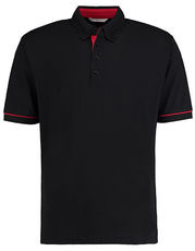 Kustom Kit - Classic Fit Button Down Collar Contrast Polo Shirt Black Navy Red Light Blue White /Titelbild