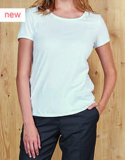 NEOBLU - Women s Soft T-Shirt Leonard Deep Black Night Optic White Deep Blue /Titelbild