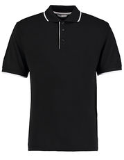 Kustom Kit - Men s Classic Fit Essential Polo Shirt Black Lime White /Titelbild