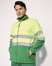 Roly Workwear - Altair Fleece Jacket Garden Green 52 Navy Blue 55 Fluor Yellow 221 Lead 23 Fluor Orange 223 /Titelbild