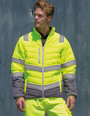 Result Safe-Guard - Men s Soft Padded Safety Jacket Fluorescent Yellow Fluorescent Orange Grey /Titelbild