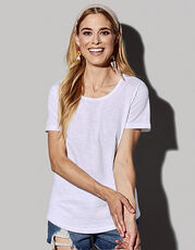 Stedman  - Slub Organic T-Shirt Women Black Opal White Slate Grey (Solid) /Titelbild