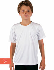 Vapor Apparel - Youth Solar Performance Short Sleeve T-Shirt Athletic Grey White /Titelbild