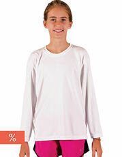 Vapor Apparel - Youth Solar Performance Long Sleeve T-Shirt Arctic Blue White Seagrass Athletic Grey /Titelbild