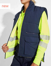 Roly Workwear - Vest Persei Navy Blue 55 Fluor Yellow 221 /Titelbild