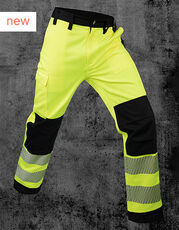 Korntex - EOS Hi-Vis Workwear Trousers With Printing Areas Signal Yellow Signal Orange Black /Titelbild