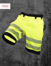 Korntex - EOS Hi-Vis Workwear Shorts With Printing Areas Signal Orange Signal Yellow Black /Titelbild