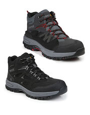 Regatta Professional SafetyFootwear - Mudstone SBP Safety Hiker Black Ash Granite Rio Red /Titelbild