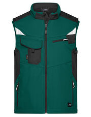 James&Nicholson - Workwear Softshell Vest -STRONG- Navy Stone Black Royal White Dark Green Red Carbon /Titelbild