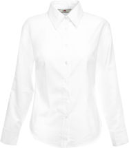 F.O.L. | Lady-Fit Oxford Shirt LSL Oxford Bluse langarm