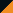 black/orange