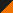 black/orange/white