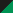 black/kelly green