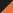 black/orange