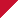 Red (ca. Pantone 186C) White