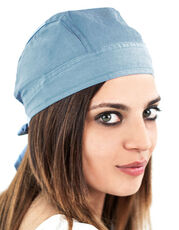 Atlantis Headwear - Bandana Long Black Navy White Light Blue Orange /Titelbild