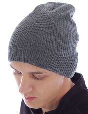 Atlantis Headwear - Brad Beanie Black Solid Grey Melange Black Melange /Titelbild