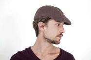 Atlantis Headwear - Gatsby Street Cap Stone Olive Brown Black Navy /Titelbild