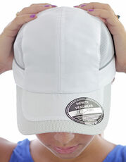 Atlantis Headwear - Runner Cap White Black Navy Yellow Fluo /Titelbild