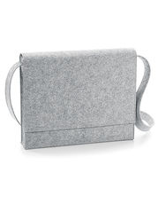 BagBase - Felt Messenger Grey Melange Charcoal Melange /Titelbild