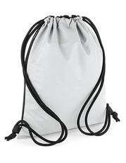 BagBase - Reflective Gymsac Black Reflective Silver Reflective /Titelbild