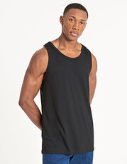 Just Ts - Tri-Blend Vest Heather Black Heather Grey Solid White Solid Black /Titelbild