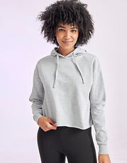 SF Women - Women s Cropped Slounge Hoody Heather Grey Black /Titelbild