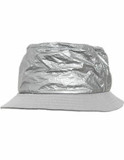 Crinkled Paper Bucket Hat