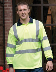 YOKO - Hi-Vis Long Sleeve Polo /Titelbild