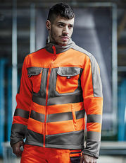 Regatta Tactical - Hi-Vis Extol Stretch F/Z Jacket Yellow Orange Grey /Titelbild