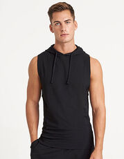 Just Cool - Urban Sleeveless Muscle Hoodie Jet Black Sports Grey /Titelbild