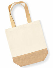 Westford Mill - Jute Base Canvas Shopper Natural /Titelbild