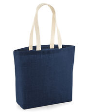 Westford Mill - Unlaminated Jute Shopper Navy Natural /Titelbild