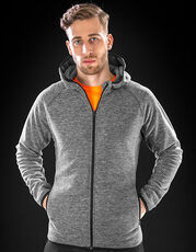 SPIRO - Men s Microfleece Hoodi Marl Grey Black /Titelbild