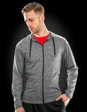 SPIRO - Men s Hooded Tee-Jacket Marl Grey /Titelbild