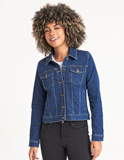 So Denim - Olivia Denim Jacket Dark Blue Wash Black Light Blue Wash /Titelbild