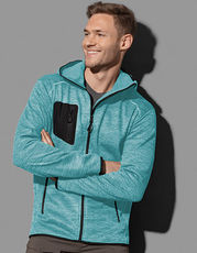 Stedman  - Recycled Fleece Jacket Hero Turquoise (Heather) /Titelbild