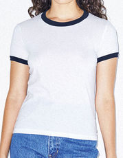 Women`s Poly-Cotton Ringer T-Shirt