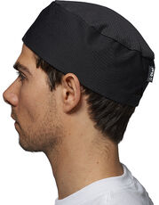 Le Chef - Skull Cap Staycool Black White /Titelbild